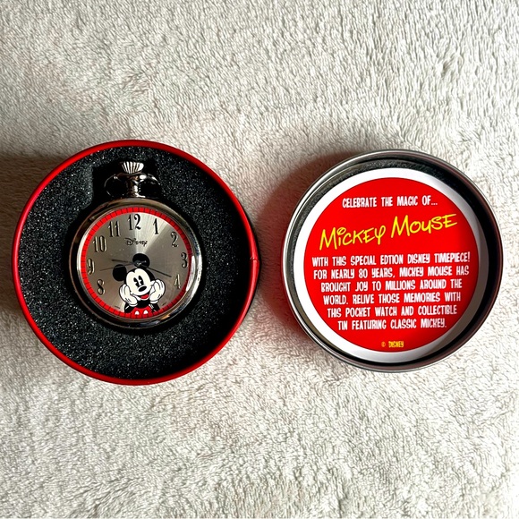 Mickey Mouse Collectible Pocket Watch - Picture 2 of 3